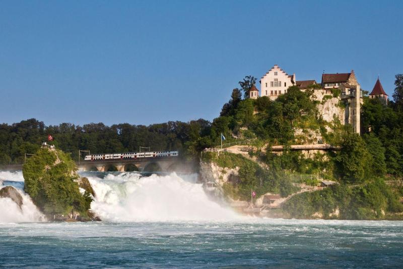 Visit the famous Rhine Falls