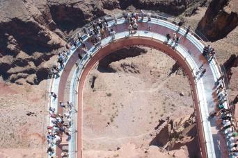 Grand Canyon West Rim by Luxury Limo Van with Hoover Dam Photo Stop and Skywalk Tickets