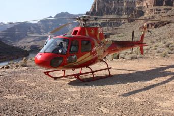 Grand Canyon West Rim Bus Tours with Helicopter Landing, Champagne Toast and Hoover Dam Photo Stop