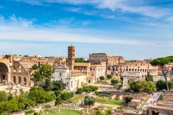 Morning: Colosseum, Roman Forum and Palatine Hill with Hotel Pick-Up